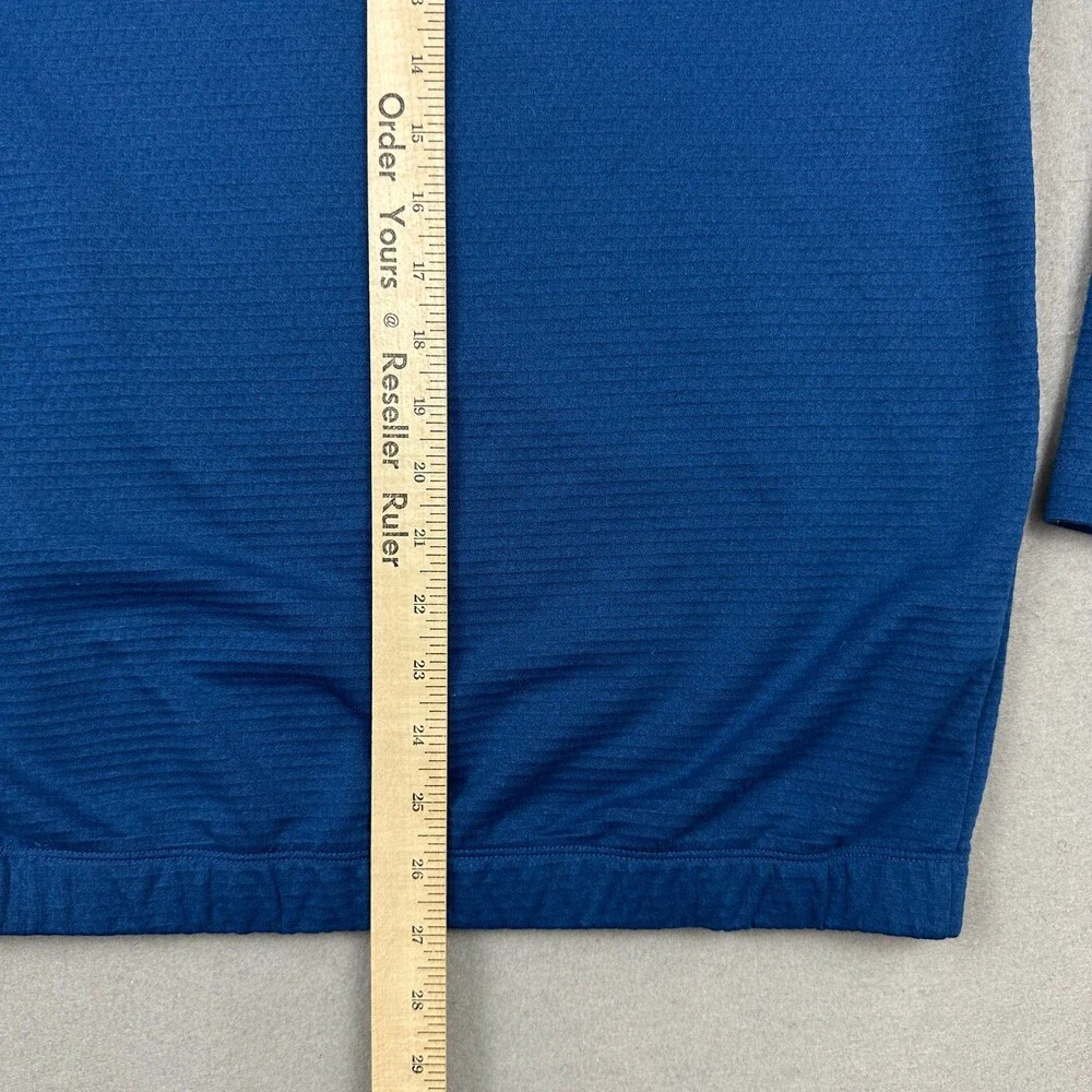 Nike Golf Sweater Men Medium Blue Therma Fit Pullover Embroidery Swoosh M *